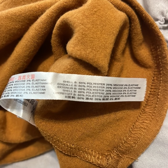 Urban Outfitters Out from Under Cross Over Tan / Orange Crop Top Long sleeve - Picture 3 of 4